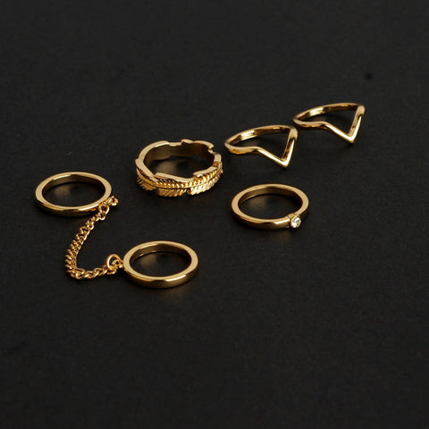 Shiny Boho-Chic Style Knuckle Rings