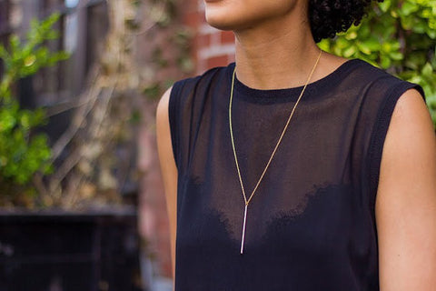 Simple Chain Choker/Pendant Necklace