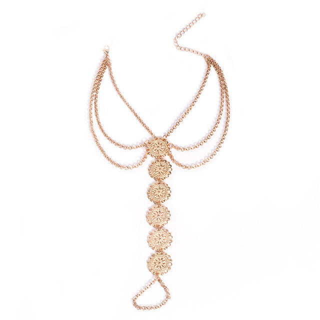 Old Coin - Anklet Sandals