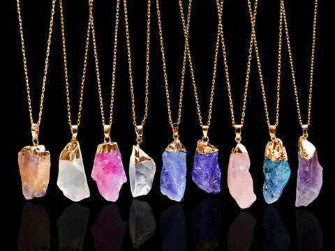 Magic Emperor Irregular Quartz - Pendant