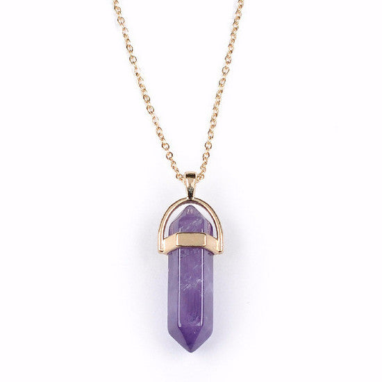 Natural Healing Crystal Pendant