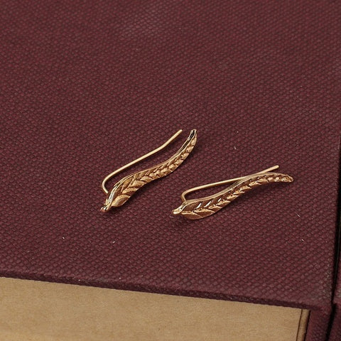Vintage Leaf Gipsy-style Earrings
