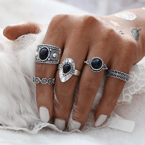 Gypsy Queen Ring Set