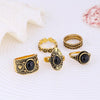 Gypsy Queen Ring Set