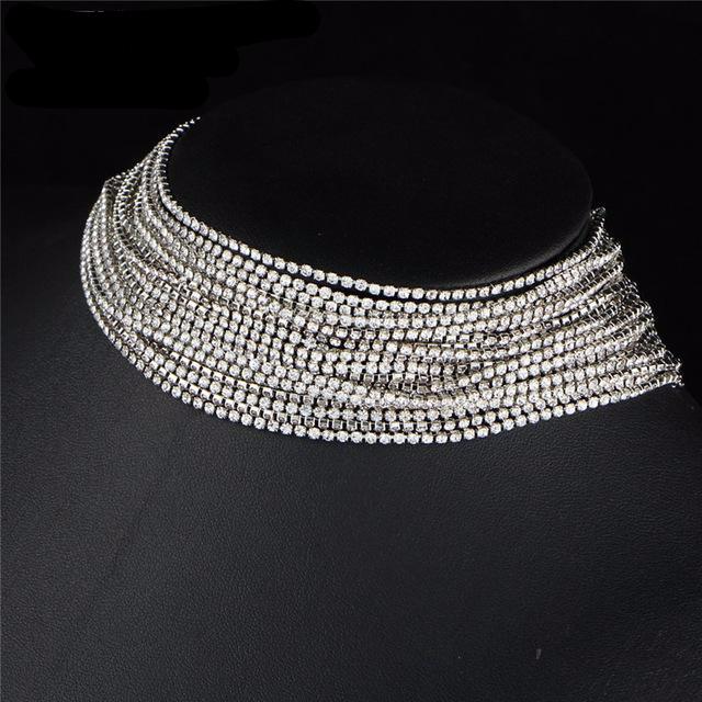 Ice Crystals - Chocker Necklace