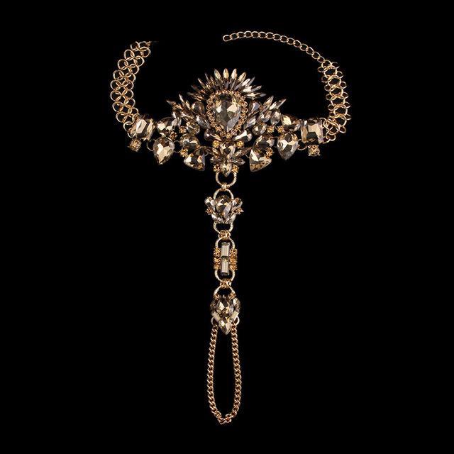 Sand Crystals - Boho Anklet Beach Sandals